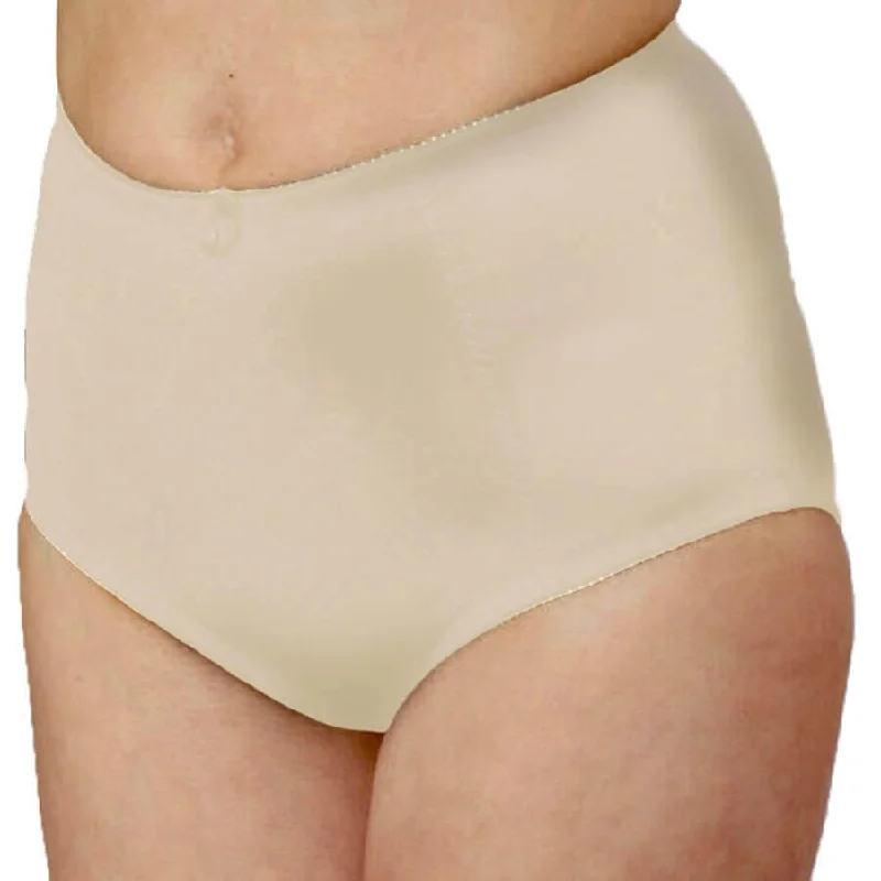 Cotton Control Brief Midi Short - Almond