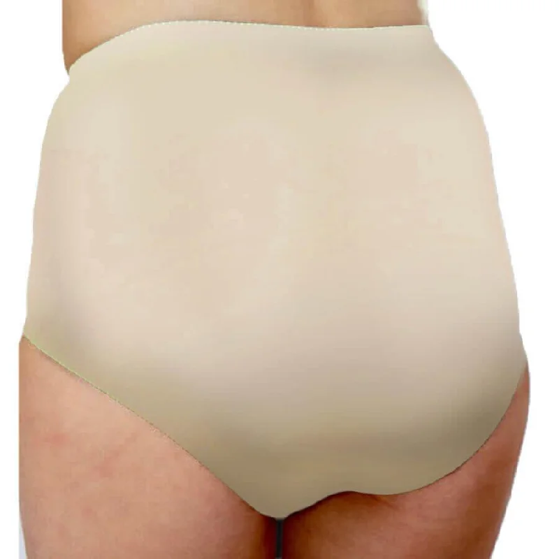 Cotton Control Brief Midi Short - Almond