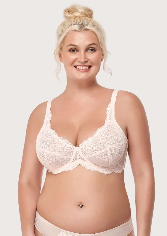 Forget Me Not All-Over Floral Lace Bra