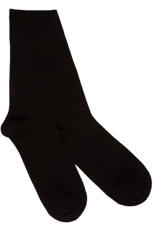 Black Bamboo Socks