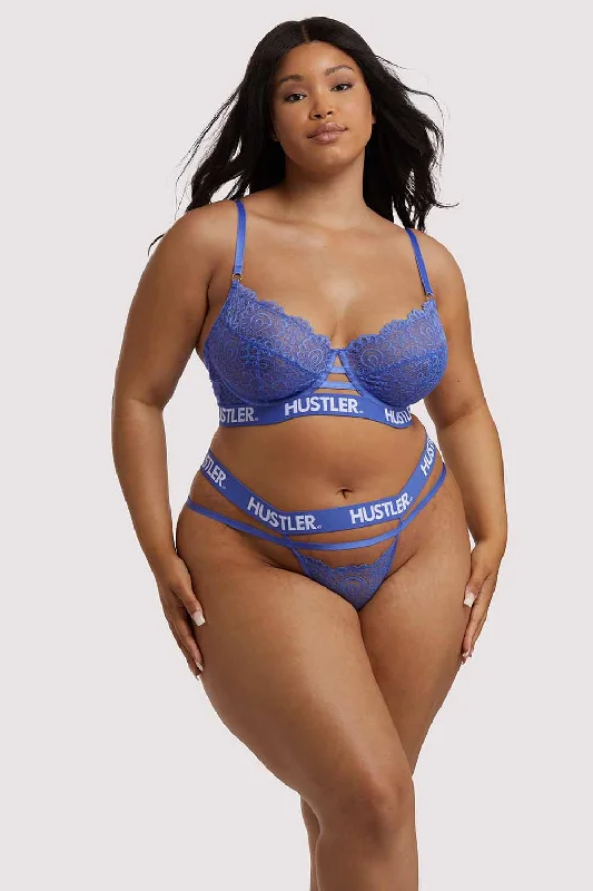 Branded Lace Blue Bra