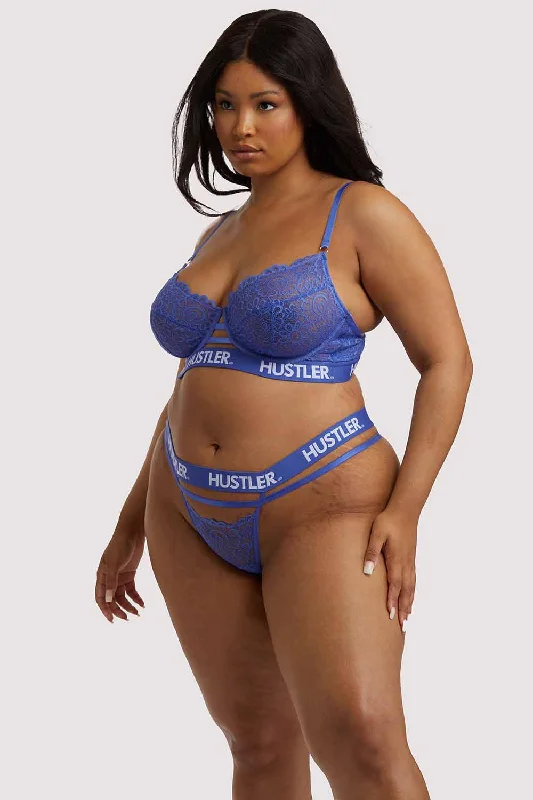 Branded Lace Blue Bra