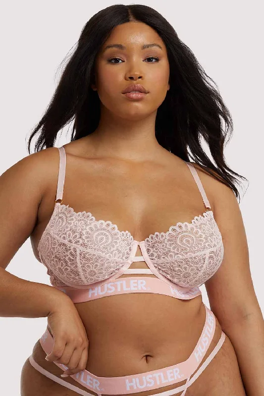 Branded Lace Baby Pink Bra