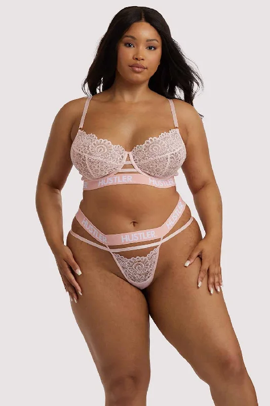 Branded Lace Baby Pink Bra