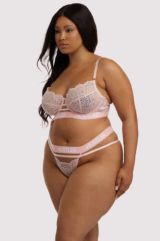 Branded Lace Baby Pink Bra