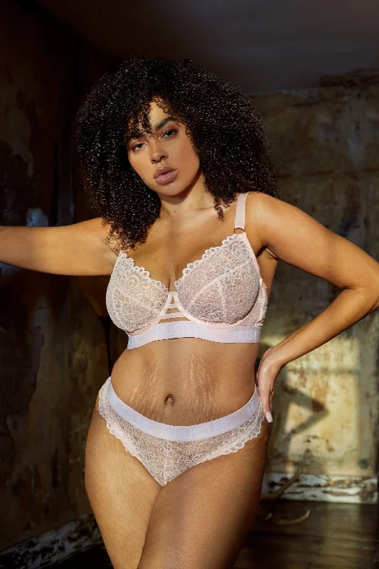 Branded Lace Baby Pink Bra