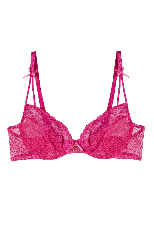 Jordan Hot Pink Cherry Plunge Bra