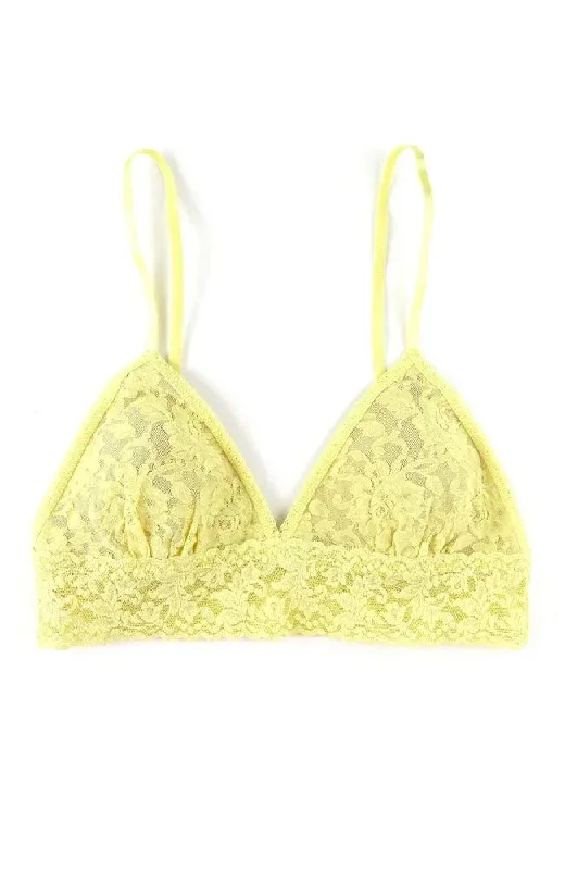 Signature Lace Padded Triangle Bralette - Last Piece!