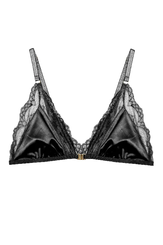 Wish Black Lace Triangle Bralette