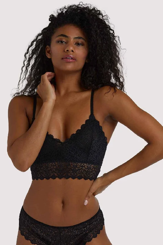 Ariana Black Lace Bralette