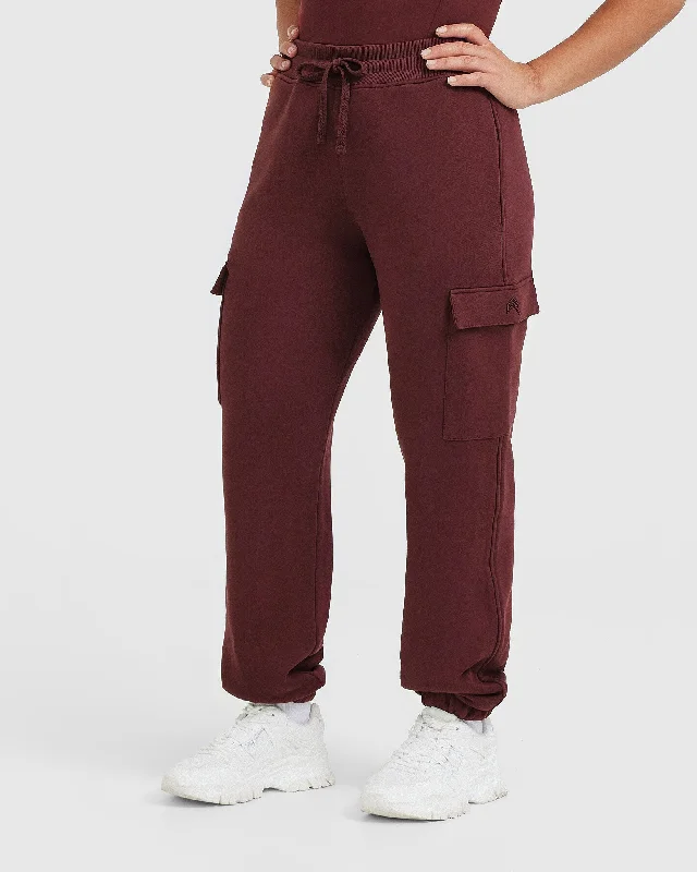 All Day Cargo Jogger | Mulled Wine