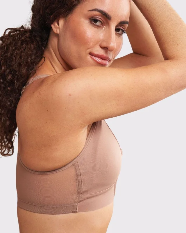 Bianca Pocketed Compression Front Close Wireless Bra