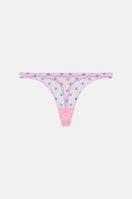 Arella Embroidery Thong