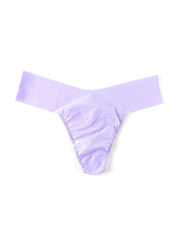 BreatheSoft™ Natural Rise Thong Wisteria Purple