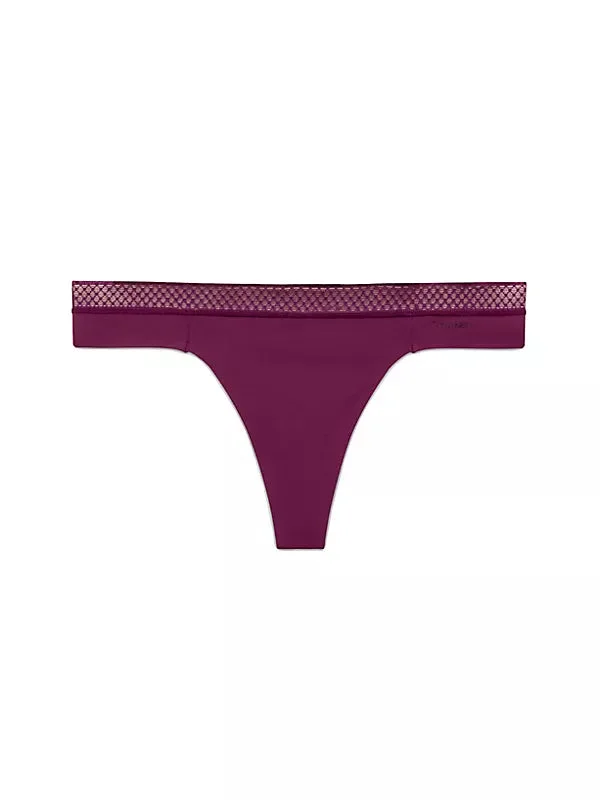 CALVIN KLEIN - SEDUCTIVE COMFORT THONG - PURPLE POTION