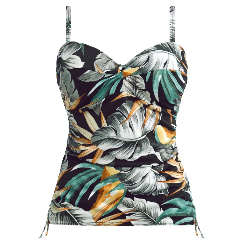 Bamboo Grove Twist Front Tankini Top