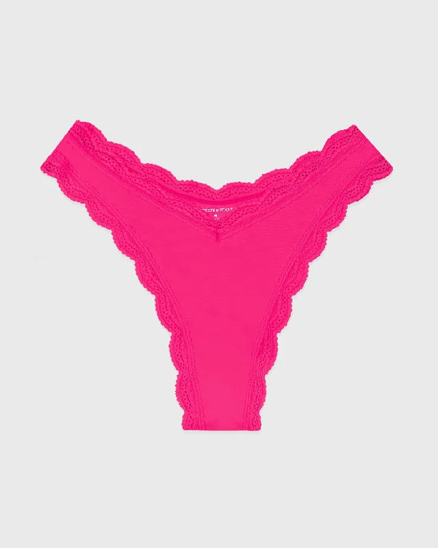 Dipped Thong - Raspberry