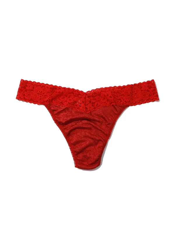 DreamEase™ Original Rise Thong Burnt Sienna Red