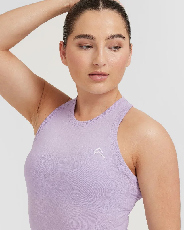 Go To Seamless Fitted High Neck Vest | Wisteria Purple