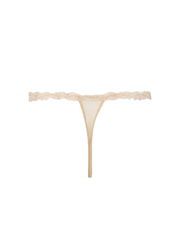 Lise Charmel Splendeur Soie mini thong Aurore