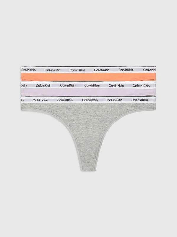 Pack Tanga Algodón MODERN LOGO Calvin Klein