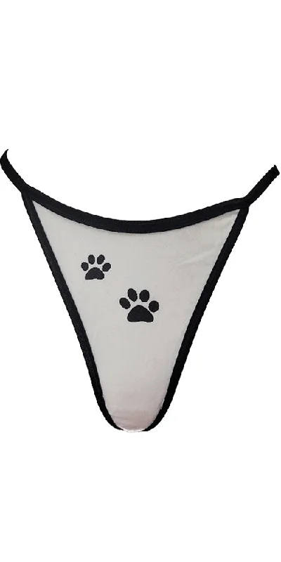 Paw Print Women's Thong