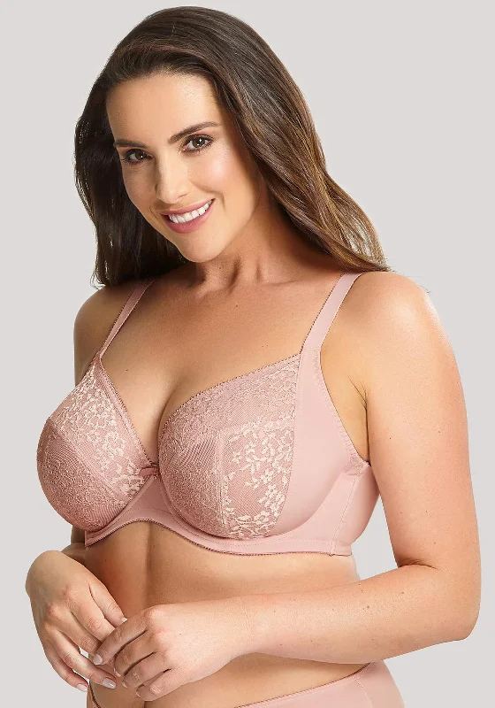 Sculptresse by Panache Roxie Plunge Bra, Misty Rose