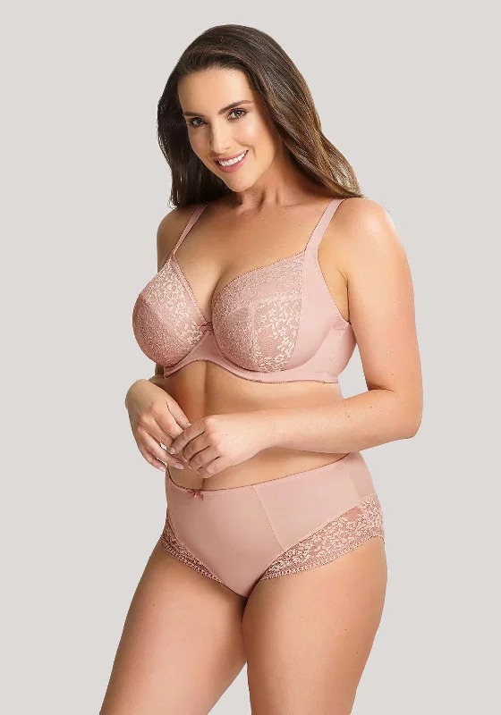 Sculptresse by Panache Roxie Plunge Bra, Misty Rose