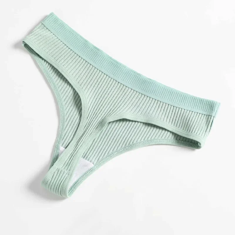 Sexy Cotton Thong Women Low Waist Panties Sexy Underwear Ladies Briefs Lingere