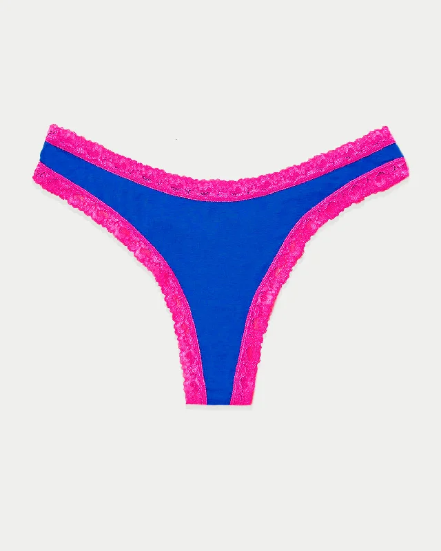 Thong - Sapphire and Raspberry