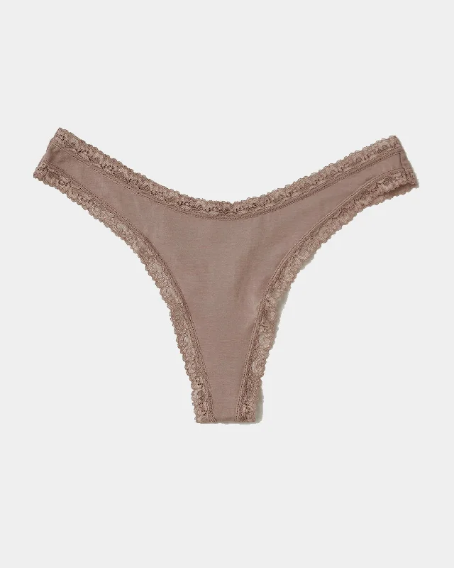 Thong - Taupe