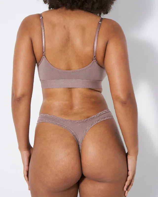 Thong - Taupe