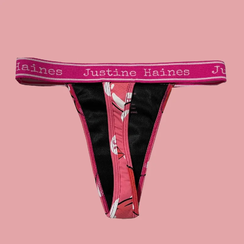 Wear Thongs on your Period! Pink Bubble Gum SIZES XS & SMALL