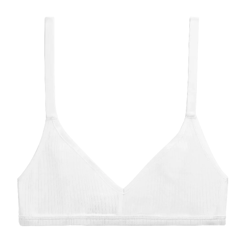 Whipped Non-Wire Bra in White