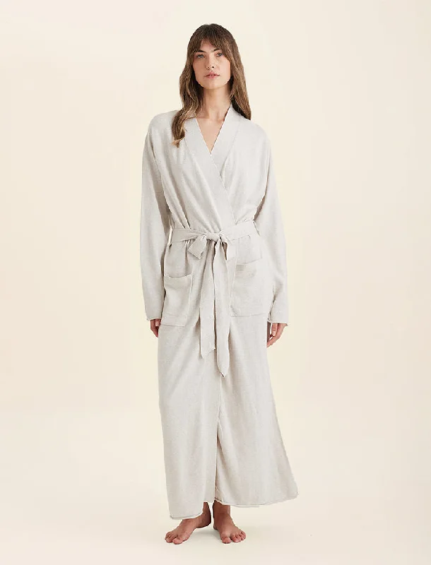 Cotton Cashmere Maxi Robe