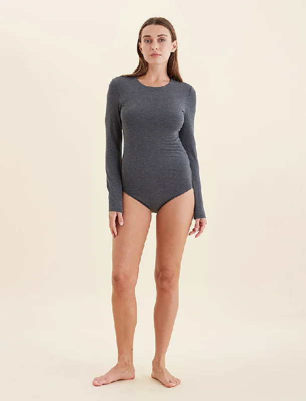 Lillian Soft Modal Long Sleeves Body Suit