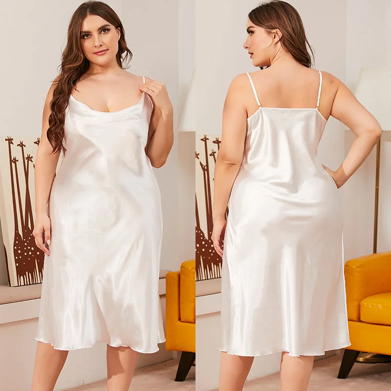 Plus Size Pajamas Sexy Nightwear Dresses