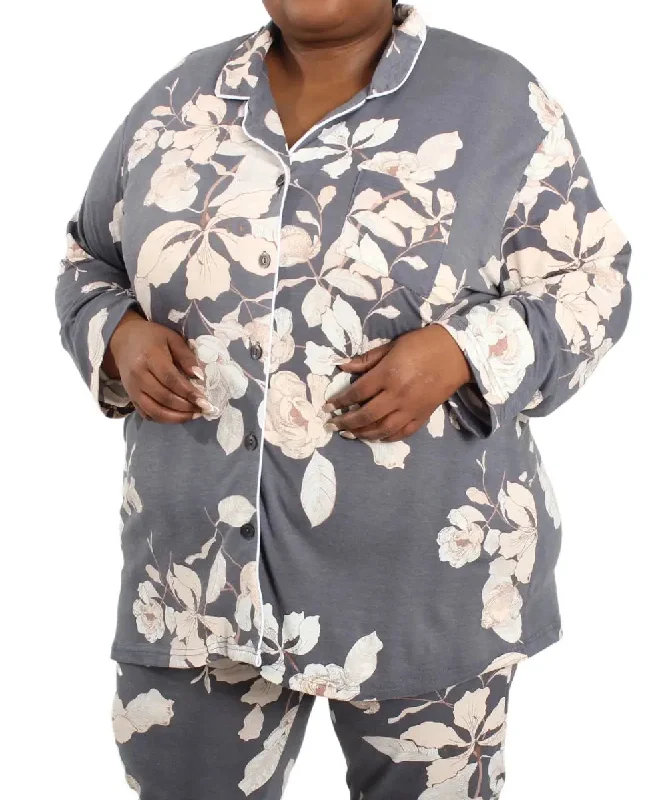 Ladies Floral Sleep Top