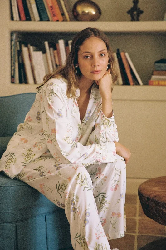 Maggie Pajama Set - Long - Wild Flower