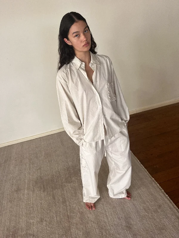 Cotton Pyjama Set - Bone Check